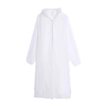Tinghao raincoat poncho protective raincoat unisex thickened adult portable one-piece non-disposable 10 pieces