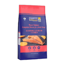 Fish4dogs dog food medium and large golden retriever natural grain-free salmon adult dog dog food large grains 12kg