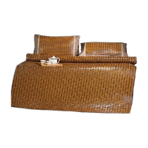 Boyang Summer Mahjong Mat Household Carbonized Natural Bamboo Foldable Bamboo Blocks Single and Double Summer Bamboo Mats Bamboo Granules