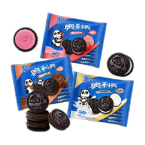 Печенье-сэндвич Oreo оригинальное клубнично-шоколадное 349 г * 3 пакета 36 пакетов детские закуски комбинация трех вкусов