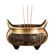 Incense Burner Pure Brass Home Room For Foo Sandalwood Stove Bay God Wire Incense Stove Burning Incense Stove Wood Burning Incense Insert Oven Swing Piece