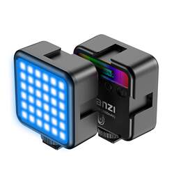 Ulanzi ກະຕ່າທີ່ດີເລີດ VL49 mini RGB ຕື່ມແສງສະຫວ່າງສໍາລັບການຖ່າຍຮູບແລະການຖ່າຍທອດໂທລະສັບມືຖືກ້ອງຖ່າຍຮູບ SLR universal photography light indoor portrait vlog handheld small portable led light