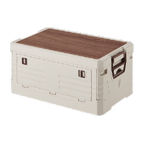 Xingyou outdoor camping storage box trunk folding picnic organizer car wooden lid storage box storage box