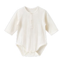 Modal baby coverall spring and summer baby jumpsuit thin triangle sweatshirt cool and breathable summer clothing