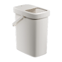 Jiajie Premium Tea Slag Bucket Filter Tea Bucket Tea Water Trash Can Drainage Pipe Tea Set Wastewater Bucket with Cover and Rag