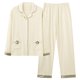 Official authentic pure cotton long-sleeved pajamas for women
