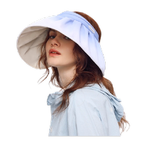 ohsunny cloud hat outdoor gradient sun protection UV large brim empty top gradient sunshade sun hat