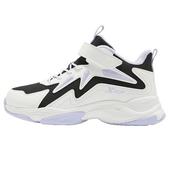 Xtep children's shoes autumn and winter new style for middle and large children and girls plus velvet snow casual shoes children's sports non-slip wear-resistant cotton shoes