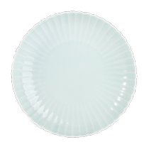 Jingdezhen official ceramic shadow celadon rice bowl Chinese style household eating bowl noodle bowl solid color tableware plate plate