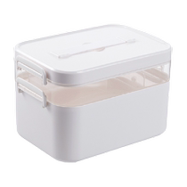 Home story multi-layer medicine box home decoration household medicine box large capacity first aid medicine box medicine storage box 801