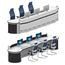 Chen Domain Custom Arc Command Center Dispatching Desk Bench operating platform Monitoring machine room Control Center Electric power grid Water control room Emergency Command Desk