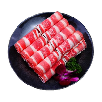 Yuan Mu Xis original cut lamb roll 500g shabu-shabu lamb slices fat lamb roll hot pot set barbecue ingredients semi-finished product