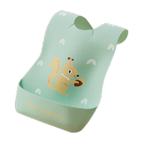 Baby feeding disposable bibs 20 pieces baby feeding bibs and rice pockets waterproof and anti-dirty saliva towel 1 piece