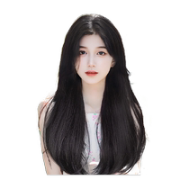 One-piece U-shaped wig for women with long hair invisible traceless slightly curly wig to increase hair volume fluffy long straight hair extensions