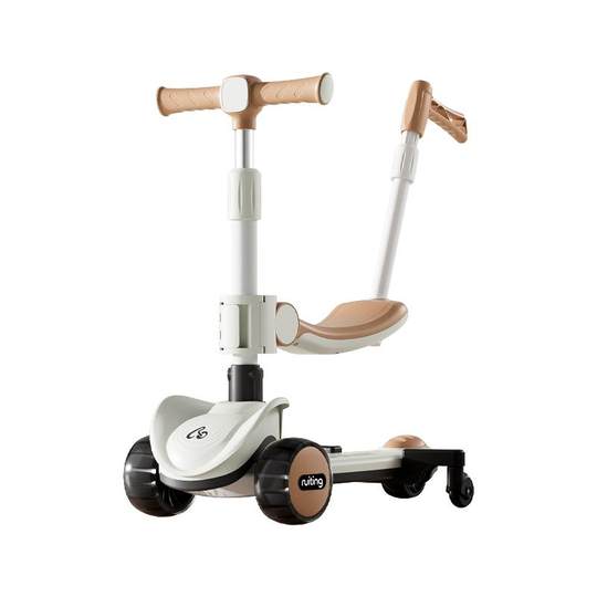 滑板车儿童新款1-3-3-12岁男女童宝宝三合一可坐骑小孩溜溜踏板车