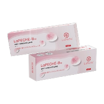 (Storage Pack) LaPeche Small Powder Tablet Transparent Contact Lenses Daily Disposable 30 pieces x 6 boxes