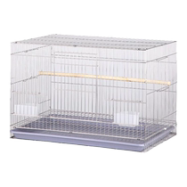 Parrot Bird Cage Stainless Steel Tiger Skin Black Phoenix Breeding Cage Metal Luxurious Bird Cage Breeding and Breeding Bird Cage Supplies