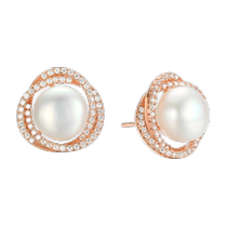 Trendy Acer to Jane S925 silver earrings simple luxury stamen earrings silver earrings freshwater pearls womens Valentines Day gift