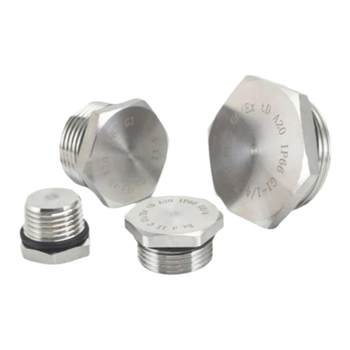 Stainless steel explosion-proof plug metal stuffed cover sealed waterproof