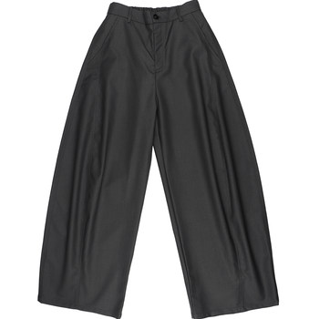 2026 old money style men's loose and drapey wide-leg trousers