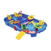 Aquaplay德国进口模拟河道儿童戏水池沙滩玩具户外室内玩水上乐园