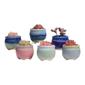 Old pile basin retro stoneware breathable flowerpot