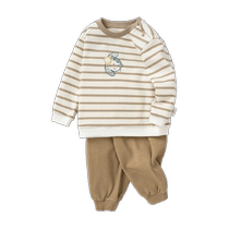 Balabala baby suit spring new childrens clothing boys sports suit girls fashionable