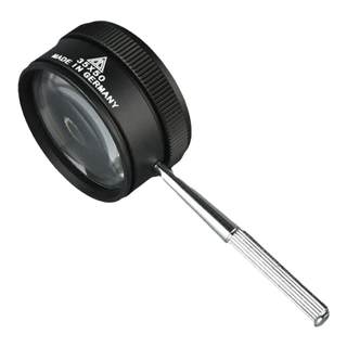 50倍放大镜 高清全金属高倍手持双层光学玻璃阅读鉴定扩大镜