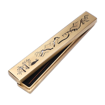 Brass horizontal incense burner home indoor long point incense burner line incense burner incense box incense insert sandalwood agarwood incense burner
