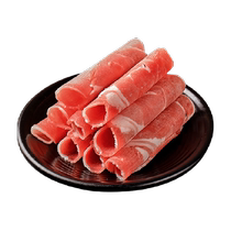 () Xidejia Beef Roll 500g Grain-fed Beef Roll Beef Slices BBQ Malatang Hot Pot Ingredients