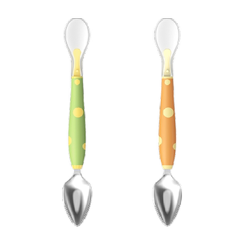 Lock&lock double-headed mud scraper baby food spoon