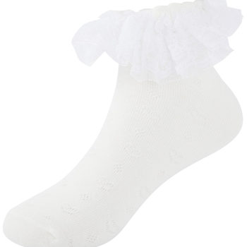 ເສື້ອຜ້າເດັກນ້ອຍ moomoo Princess socks new summer elastic socks breathable two pairs