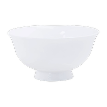 High temperature underglaze color pure white 2024 bowl and dish set household tableware Jingdezhen bowls plates and chopsticks housewarming gift ceramics