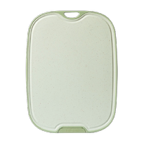 Double-gun double-sided stainless steel cutting board antibacterial and mildew-proof wheat cutting board PP home kitchen fruit supplement chopping board knife board