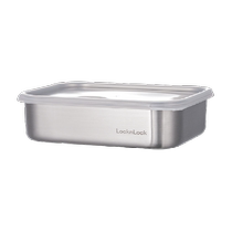 Lock and Lock stainless steel crisper fruit lunch box portable out-of-door food storage box pickle special box