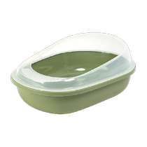 Leyoupai cat litter box large semi-closed litter-proof cat toilet small kitten open cat litter box supplies