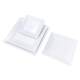Pure white ceramic plate square steak plate dessert flat plate