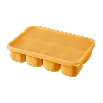 LOCK&LOCK complementary food box baby can steam and cook baby meat puree storage box divided frozen grid silicone ice tray mold