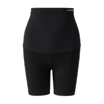 Manxi maternity leggings anti-exposure safety pants summer thin sports wear three-quarter length shorts yoga pants