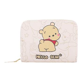 Cute couple cartoon card bag id coin wallet