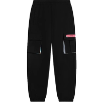 Li Ning girls winter fashionable casual comfortable warm and versatile loose outdoor series down pants YKMS004-