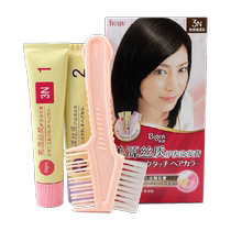 Japan Beauty Source Silk Herself At Home Hair Dye Cream Plant Extraction Male and female White Hair Pure Official Black