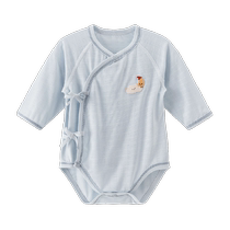 (Light and refreshing cotton) Newborn baby onesie summer thin cover-up stretch baby monk suit triangle harem