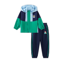 () Paw Paw Team Boys Autumn Suit Childrens Jacket Spring and Autumn Baby Boy Top Jacket Pants Trendy