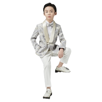 Childrens suit suit boys national style Chinese style host dress boys suit performance suit piano summer