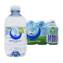 Australia imported NU PURE natural drinking water mini cute version 250ml*20 bottles in the whole box