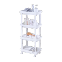 Home Story Mobile Storage Rack Multifunctional Storage Rack Kitchen Fruit and Vegetable Storage Bathroom Sundries Storage Rack 803