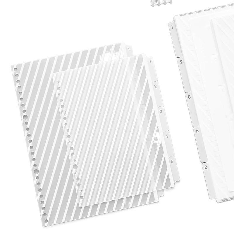 Loose-leaf book spacer paper a5 plastic card b