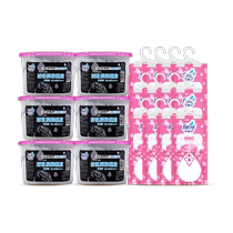 Flowers Fairy Dehumidification Bag Dehumidification Box Moisture-Proof bag Mildew Desiccant Hygroscopic Theorizer 18 pieces of ultra-valued family home clothing