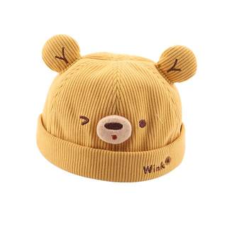 Landlord hat korean version little bear super cute baby melon skin hat